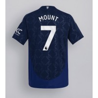 Dres Manchester United Mason Mount #7 Preč 2024-25 Krátky Rukáv